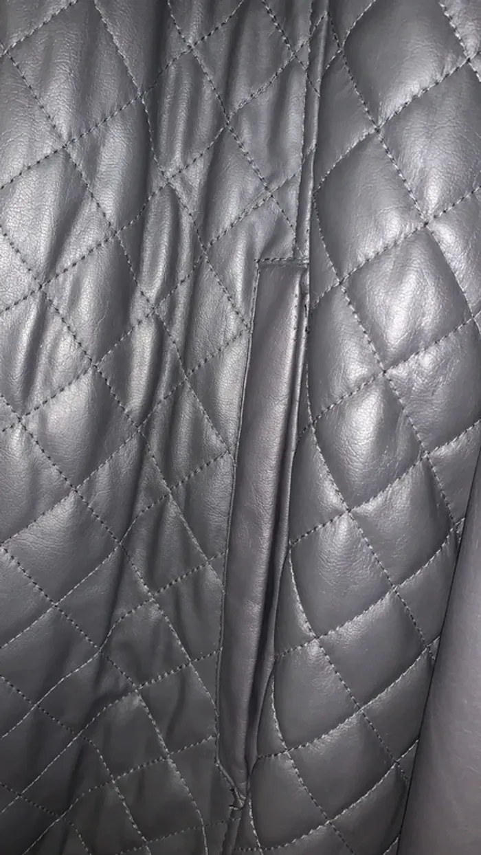 Veste/Perfecto couleur gris Celio - photo numéro 10