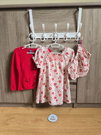 Vêtement Bébé Fille - Robe + Gilet - Sergent Major - 24 mois 86 cm