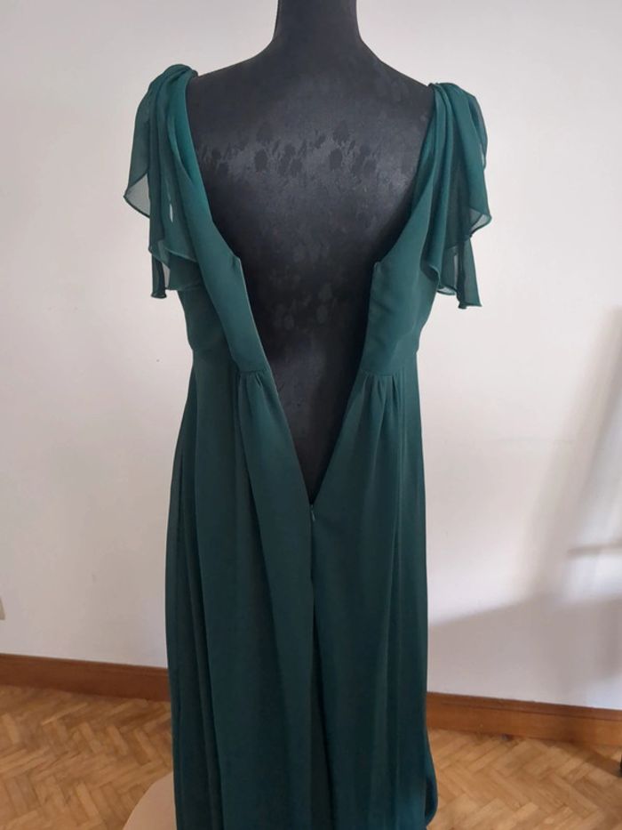 Robe longue vert sapin - photo numéro 4