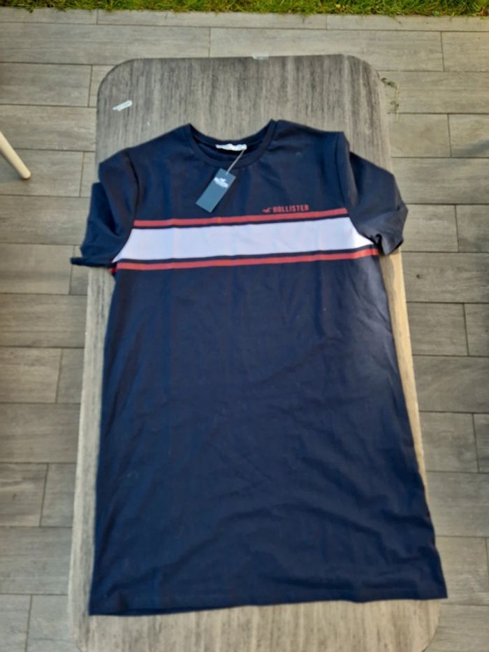 Robe teeshirt Hollister M marine neuve
