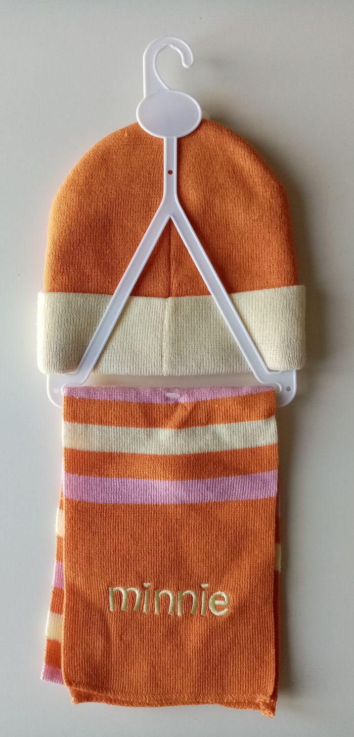 ensemble bonnet + écharpe minnie - photo numéro 2