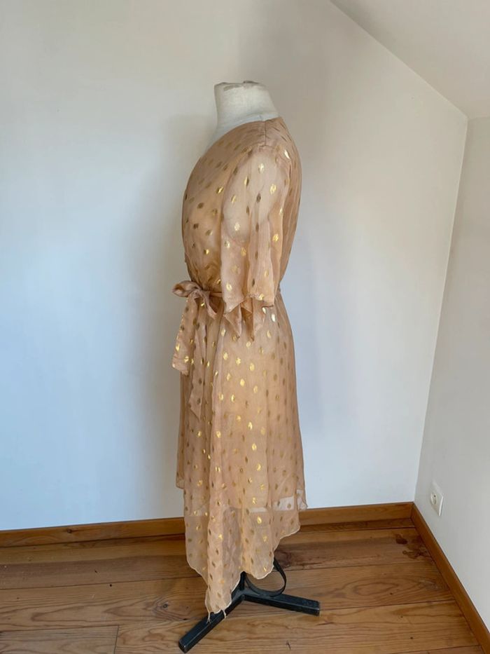 Superbe robe fluide été ou soirée 🌸 M 38 - photo numéro 4
