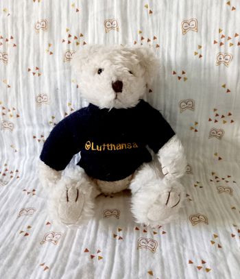 Peluche ours Russ Lufthansa