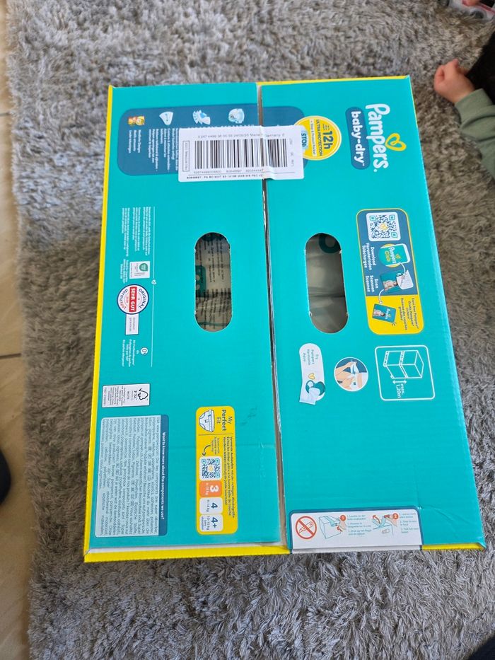 Couche pampers pamper baby dry méga pack maci économie économy pas chere harmonie pant - photo numéro 3