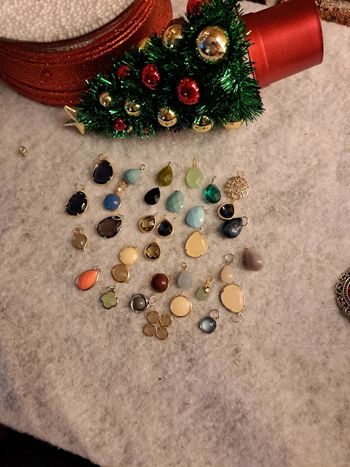 Lot de pendentif multicolore Chic