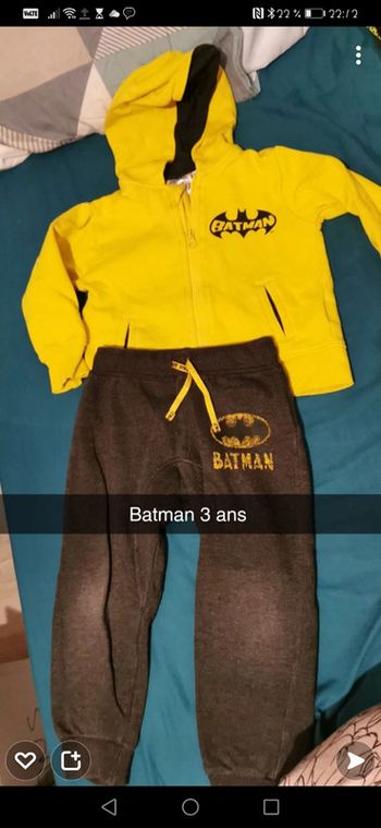 ensemble 3 pièce batman