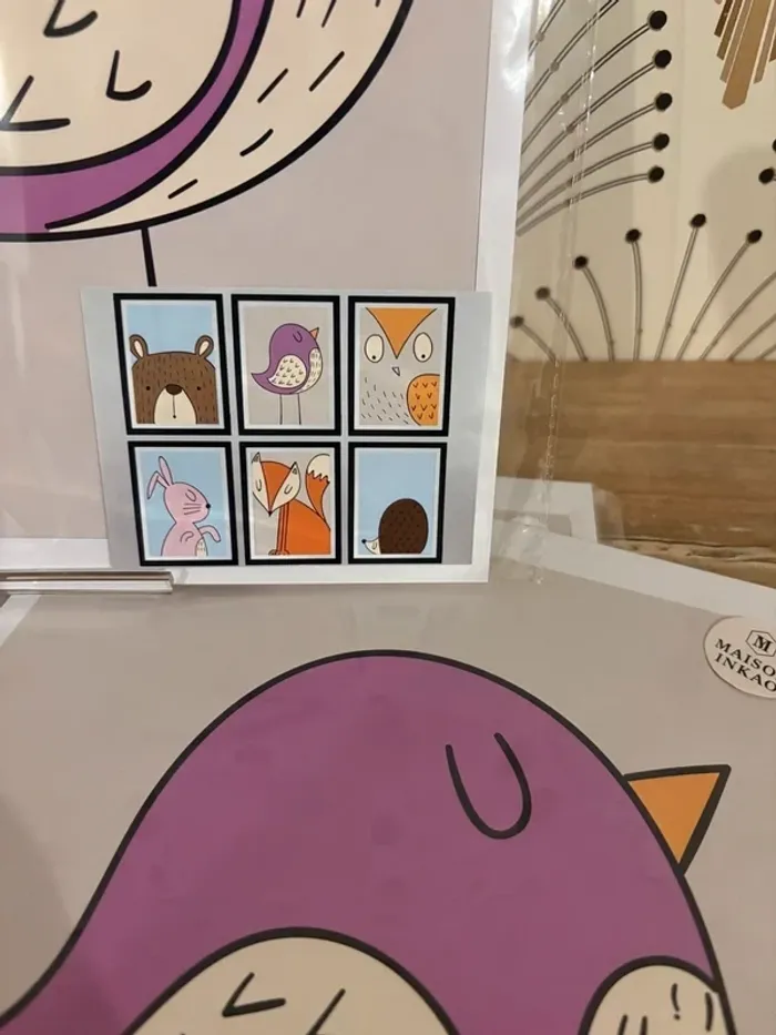 Affiches “Forêt Colorée” pour chambre enfant - photo numéro 2