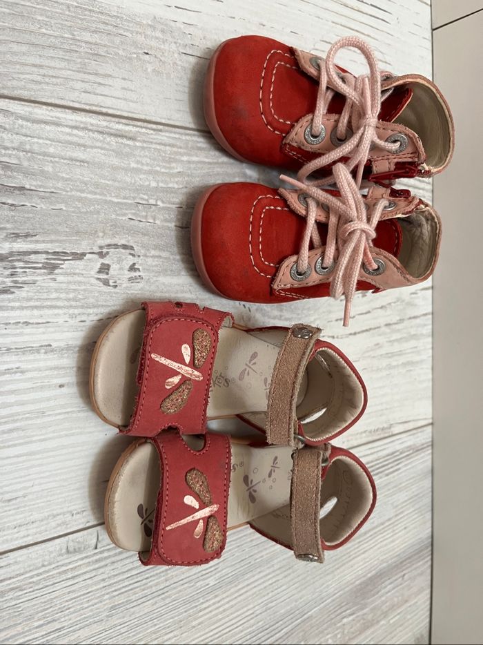 Lot de 2 paires kickers fille - t20 - photo numéro 4