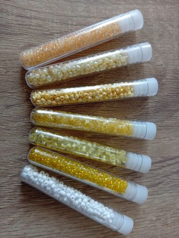 Lot de perles en verres 