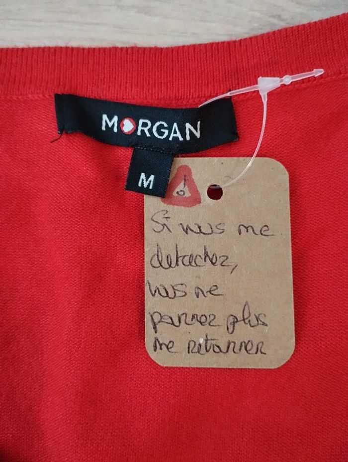 Pull manches courtes Morgan taille M - photo numéro 7