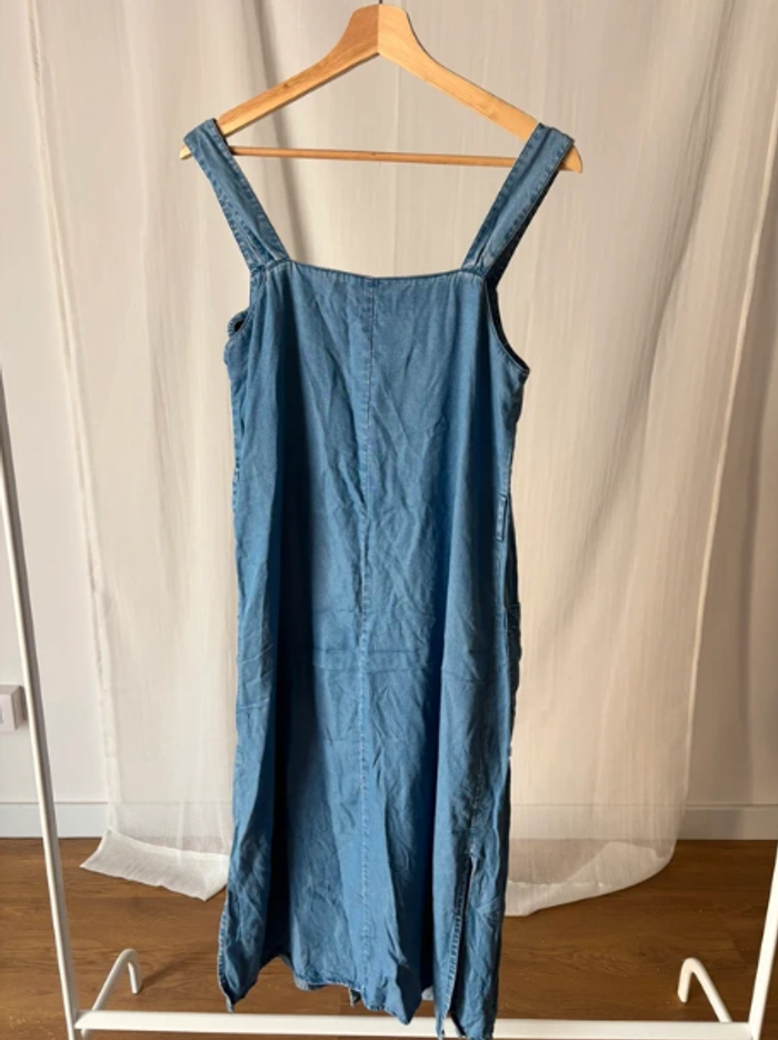 Vestido tirantes denim Zara - photo numéro 3