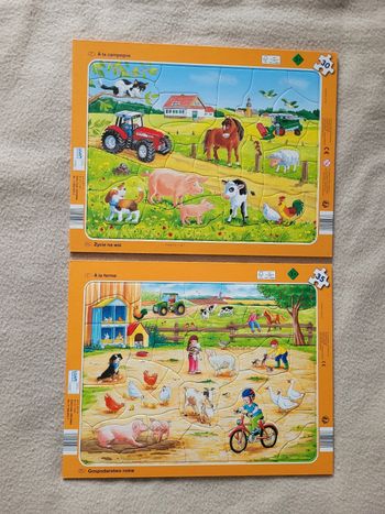 Lot de 2 puzzles