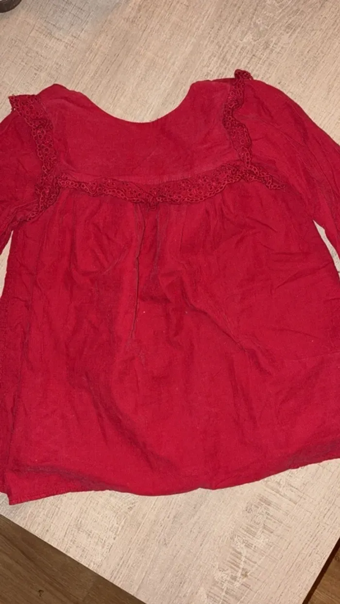 Robe Zara bordeaux - photo numéro 2