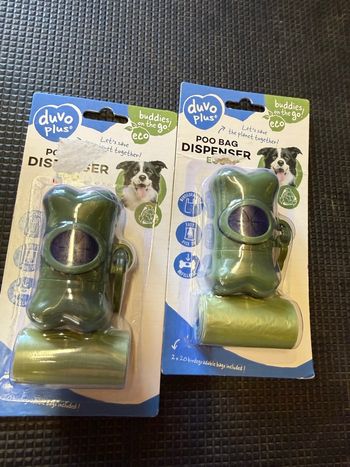 Lot de 2 Distributeurs et sac à crotte 