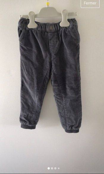 Pantalon velours