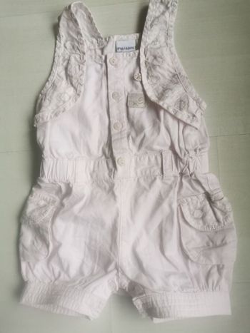 Salopette short Ptit Bisou 6 mois