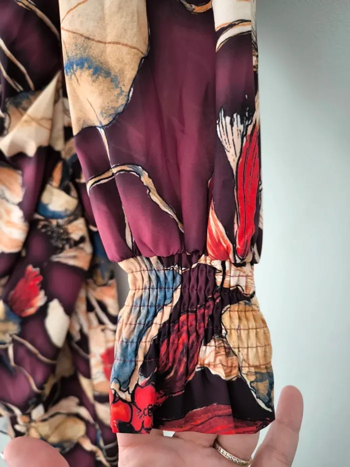 Robe longue Joymiss à fleurs - Taille 40 - Neuve avec étiquette - photo numéro 2