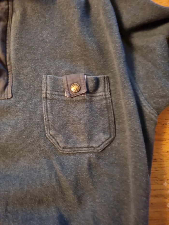 sweat homme gris L vintage - photo numéro 4