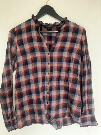 Chemise à carreaux légère