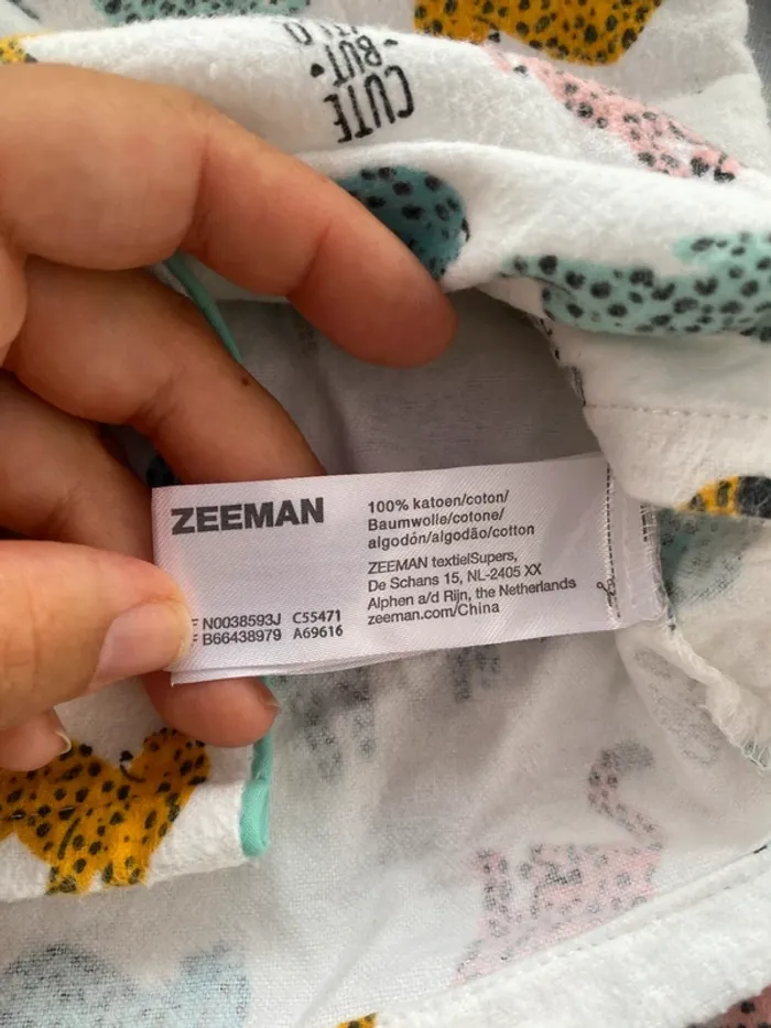 Pyjama 3-4 ans Zeeman Panthère - photo numéro 4