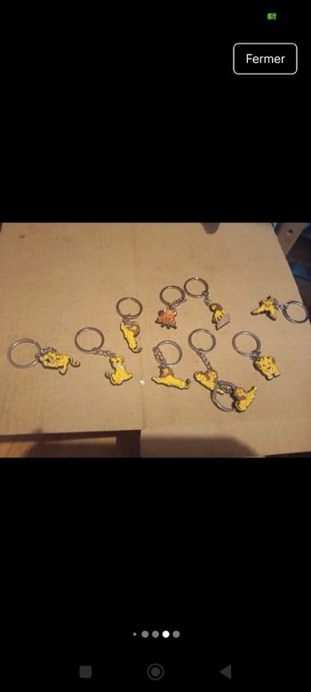 Porte clé le roi lion