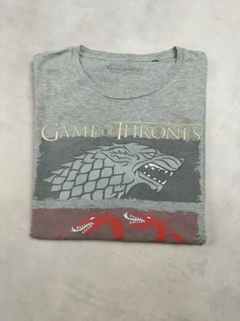 T-shirt Game of Thrones – Blasons Stark, Targaryen, Lannister