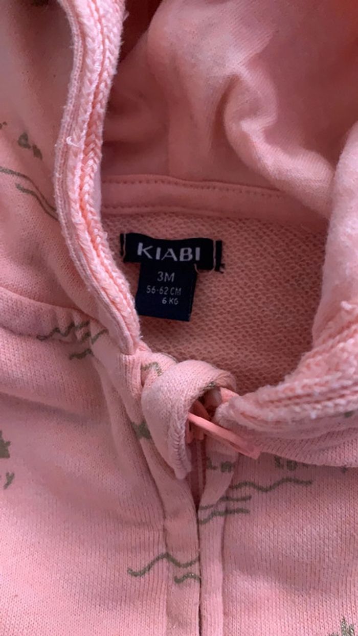 Gilet zippe Kiabi 3 mois - photo numéro 2