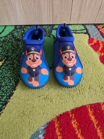 CHAUSSURES D'EAU PAW PATROL NICKELEDEON TAILLE 28 PORTER 1 FOIS