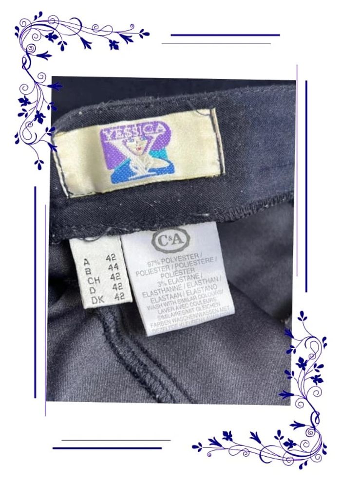 Ensemble C&A marine veste 46 et pantalon 44 - photo numéro 3
