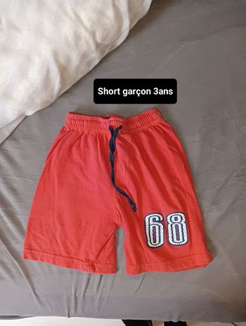 Short 3ans garçon 