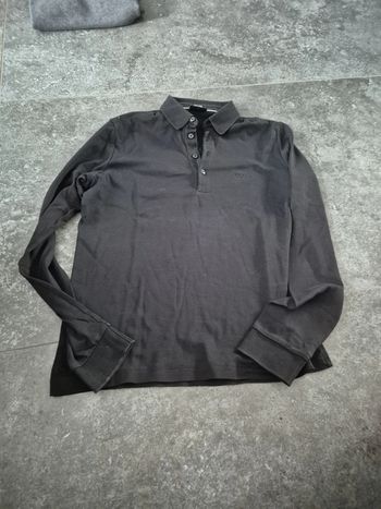 Polo homme manches longues