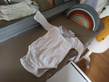 Body blanc à pois gris 3 mois Jacadi