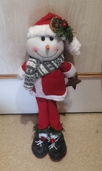 Bonhomme de neige pére noel