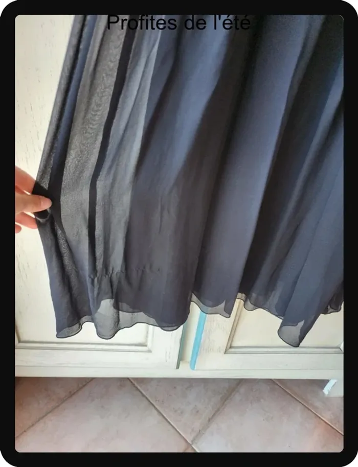 Magnifique robe longue voile noire Alain Manoukian - photo numéro 5