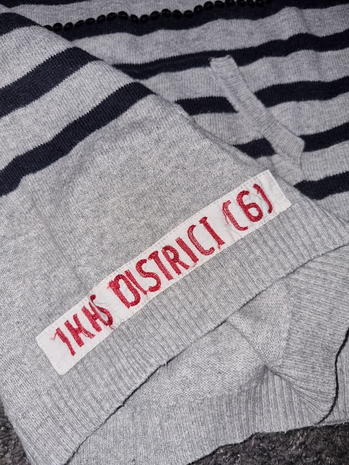 Lot IKKS Pull long 3 ans + bonnet assorti - photo numéro 5