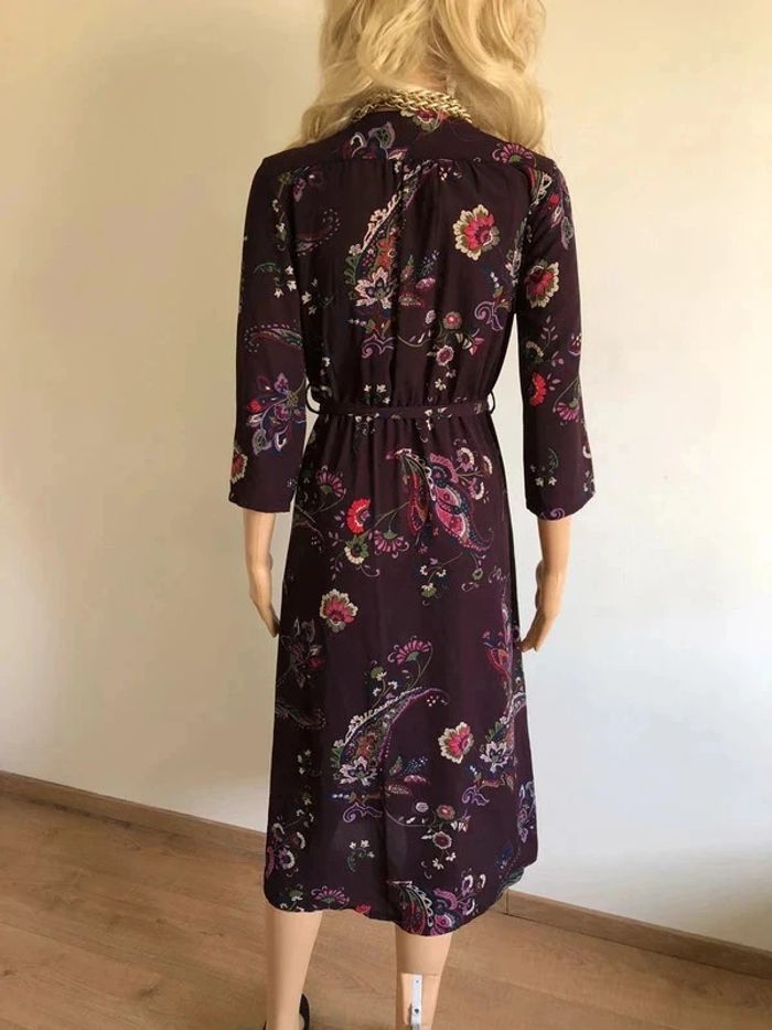 Robe mi longue violette et imprimée neuve LolaLiza taille 36 (valeur 50€) - photo numéro 7