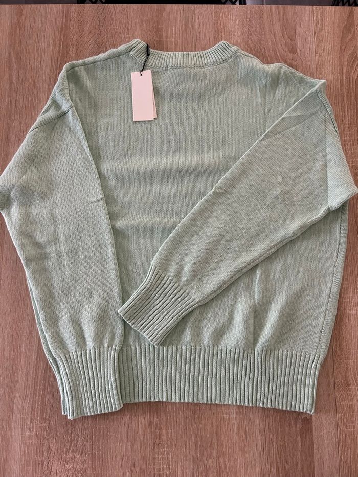 Pull Ami Paris Vert - photo numéro 5