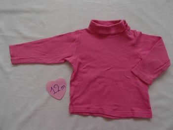 t-shirt ML col montant 12 mois