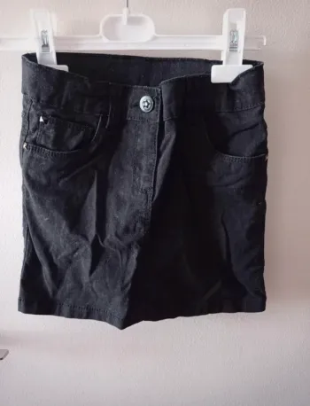Jupe en jean noir pour petite fille