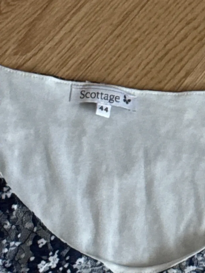 Robe scottage bleu et blanche 44 - photo numéro 7