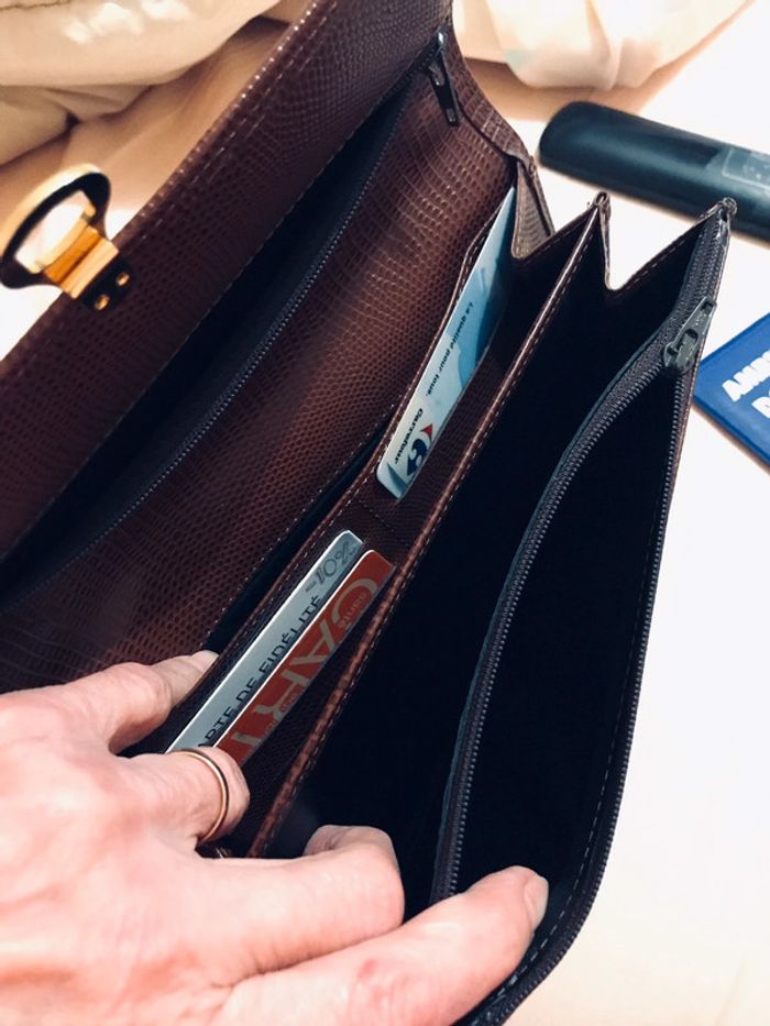 Petit sac cuir noir - photo numéro 7