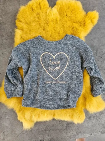 Pull gris chiné