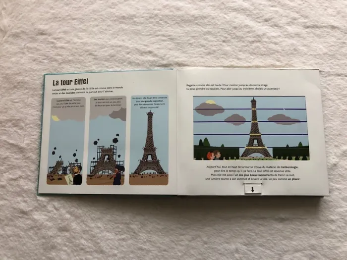 Mon livre animé Paris - nombreuses animations - pop-up - photo numéro 3