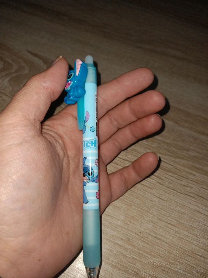 Stylo bleu ciel stitch - photo numéro 3