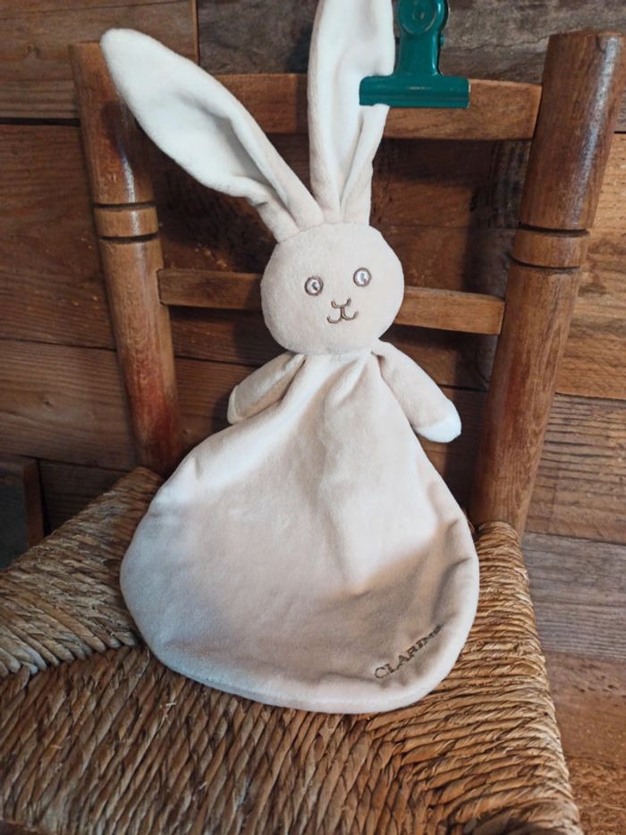 Doudou lapin Clarins tbe - photo numéro 2