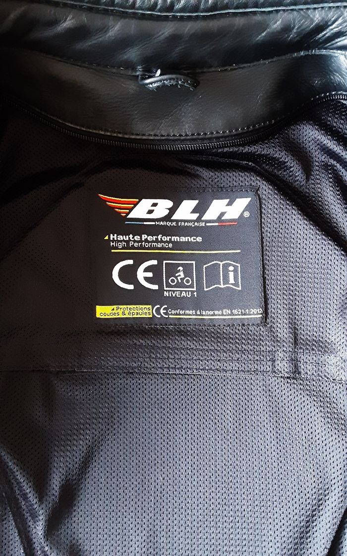 Blouson moto cuir femme T38 - photo numéro 5