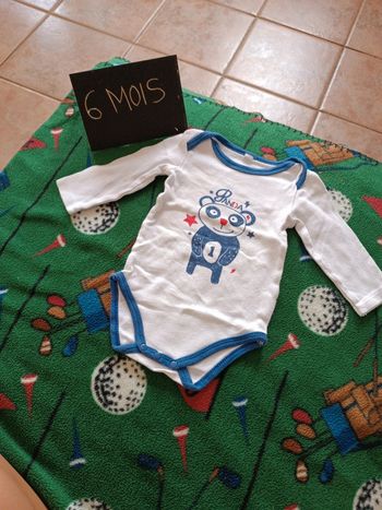 Body garçon 6 MOIS