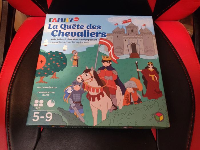 Jeu La Quête des chevaliers - parfait état - Oxybul - Complet