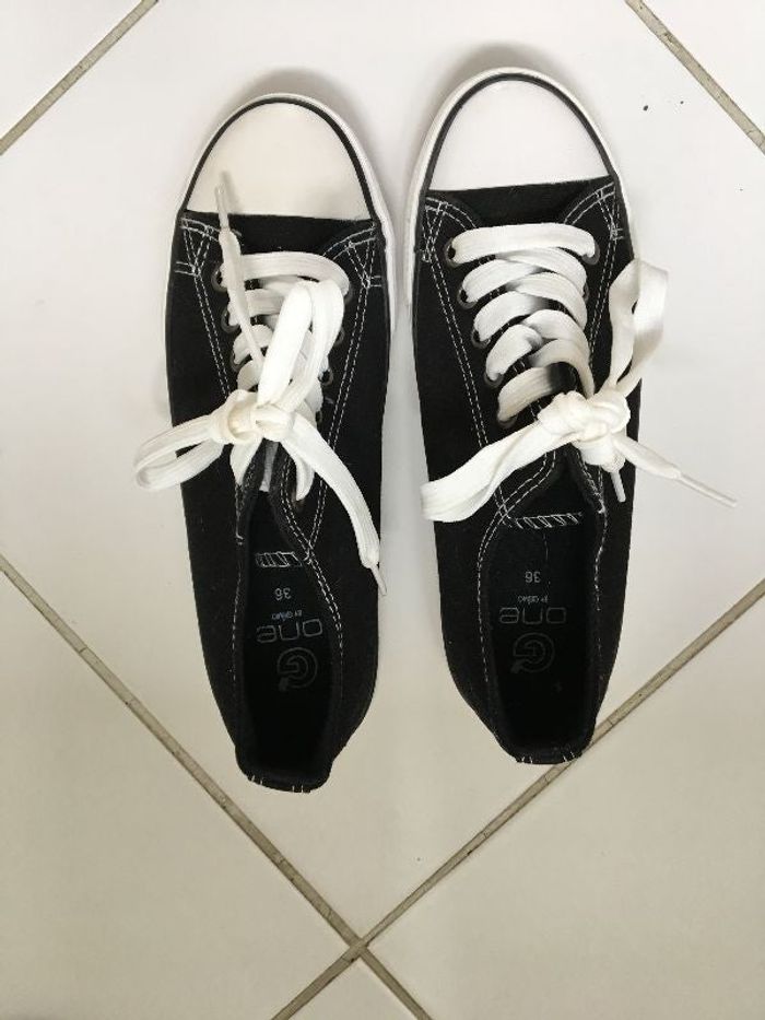 Baskets en toile style Converse