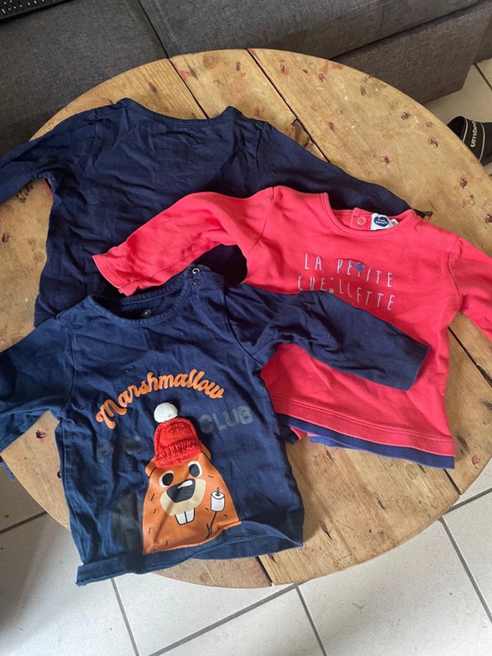 t shirt manches longues 9 mois - photo numéro 3
